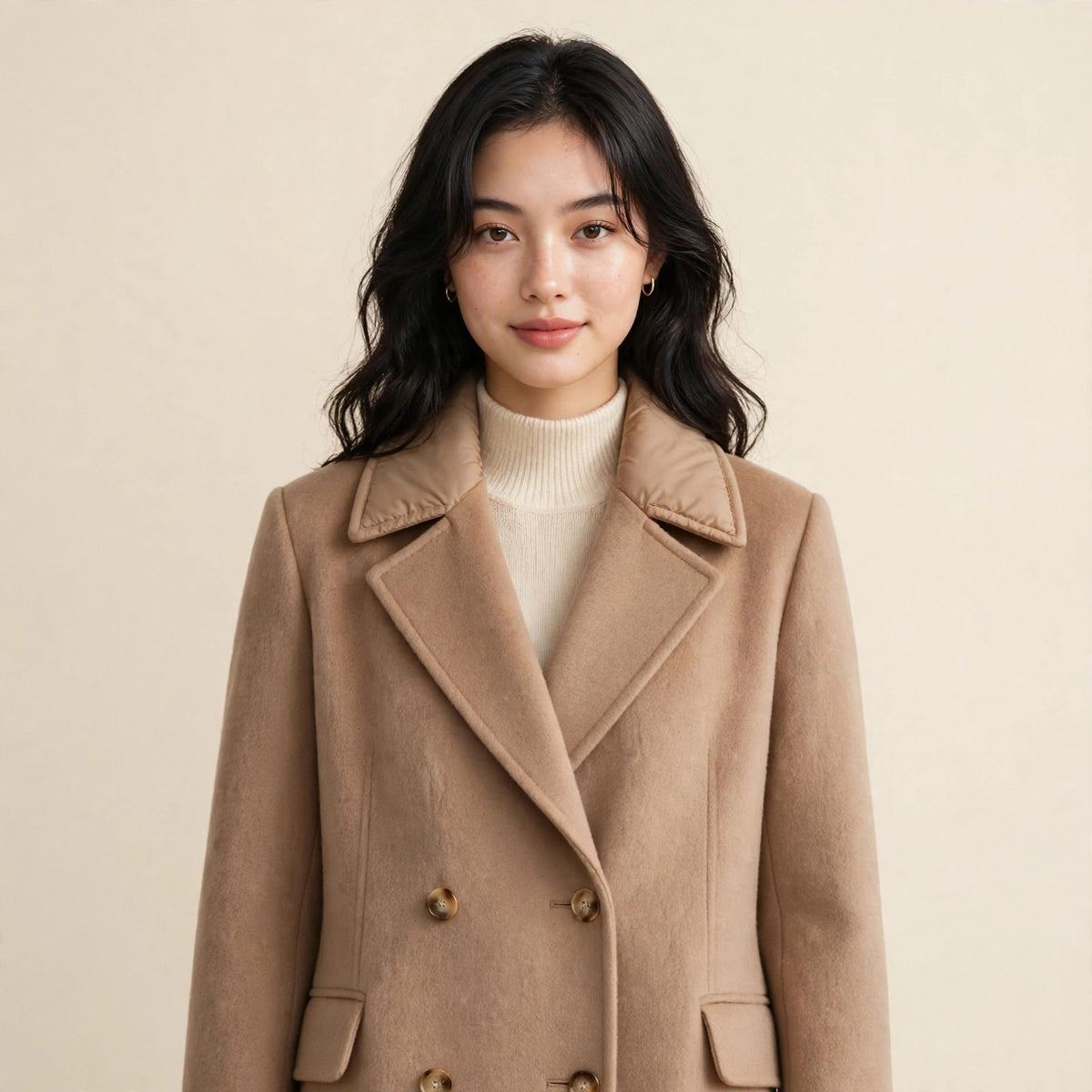 Women’s jacket collection on white background